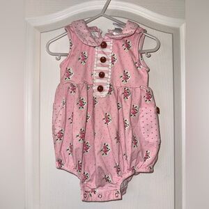18 Month Swoon Baby Pink Posey Romper